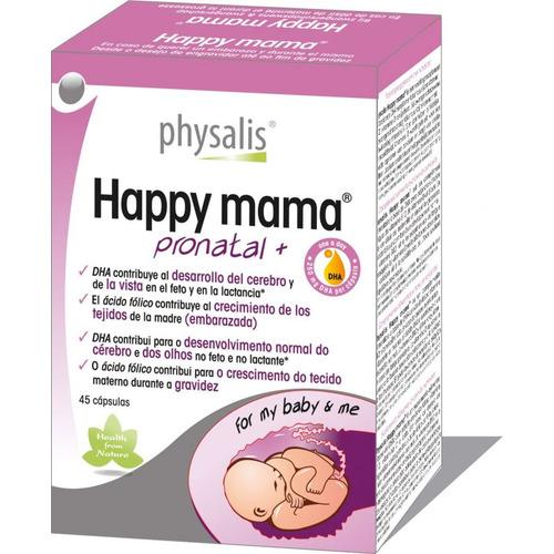 Happy Mama® Pronatal+ - Physalis - 45 Cápsulas