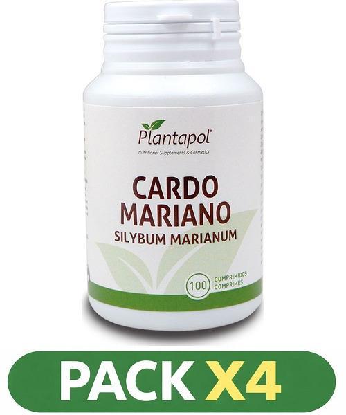 Pack x4 Cardo Mariano - Plantapol - 100 Cápsulas