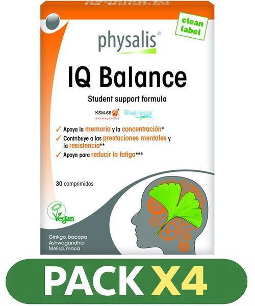 Pack x4 Iq Balance - Physalis - 30 Cápsulas