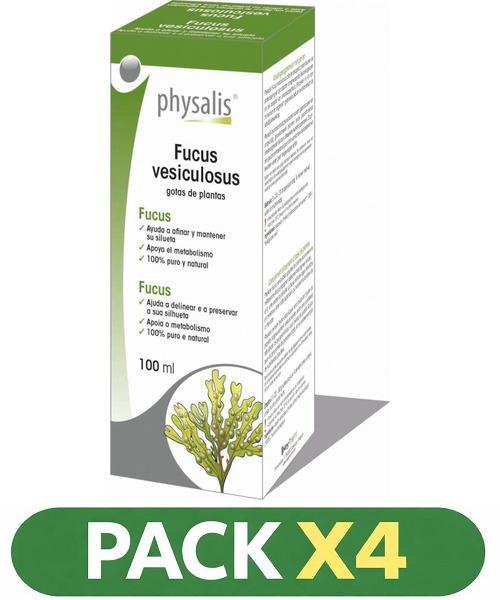 Pack x4 Tintura Fucus Vesiculosus (fucus) - Physalis - 100 Ml