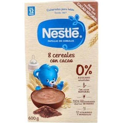Nestle 8 Cereales Cacao S/leche 600 G