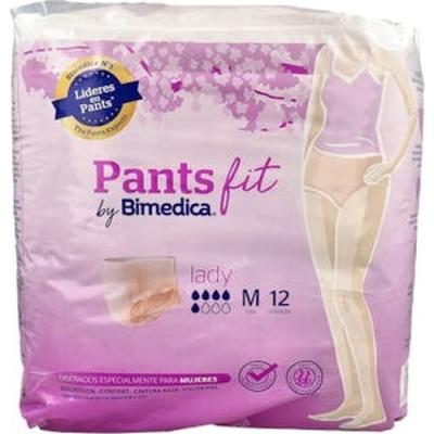 Pañal Inco Abs Fit Lady Pants T. M 80-120 Cm 12 Ui