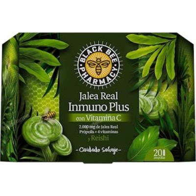 Black Bee Inmuno + Reishi Estuche 20 Vial Negro-verde