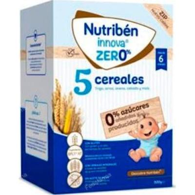 Nutriben  Papilla Innova 5 Cereales 0% 500g