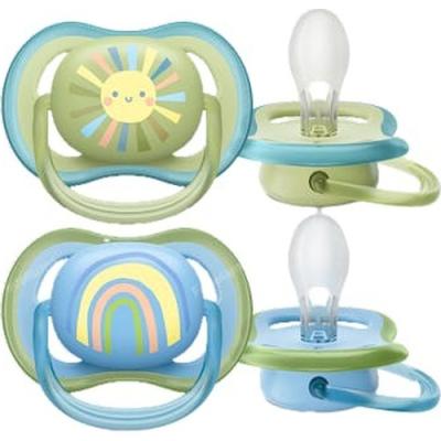 Avent Chupete Ultra Air 0-6 M Niã?o Sol/arcoiris 2 Uds Scf85
