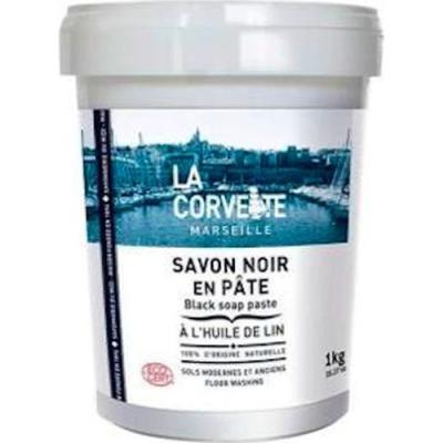 Pasta Jabon Negro Aceite De Lino 1kg