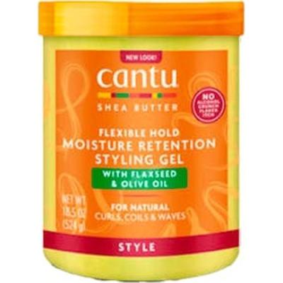 Cantu Natural Flaxseed & Olive Oil Retention Styling Gel 18,