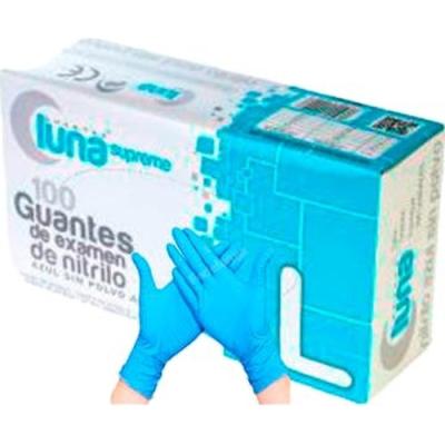 Luna Guantes Nitrilo Blanco Sin Polvo 100 Uds Talla L