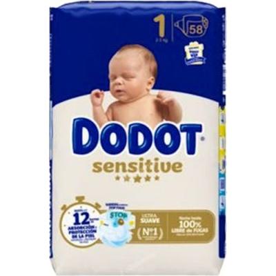 Dodot Pañal Inf Sensitive T/1  2-5 Kg 58 Un
