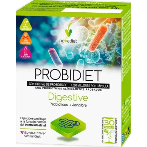 Probidiet Digestive - Novadiet - 30 Cápsulas