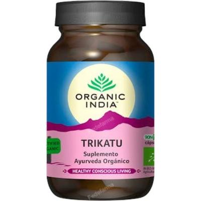 Organic India Trikatu Suplemento Ayurveda Organico 90 Veg Ca