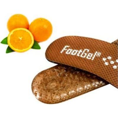 Footgel Plantillas Gel Hombre Naranjo Talla 43-46