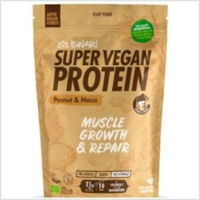 Super Vegan Protein Fitness Cacahuete-maca 350gr