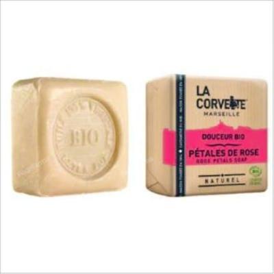 Jabon En Pastilla Petalos De Rosa 100gr. Bio