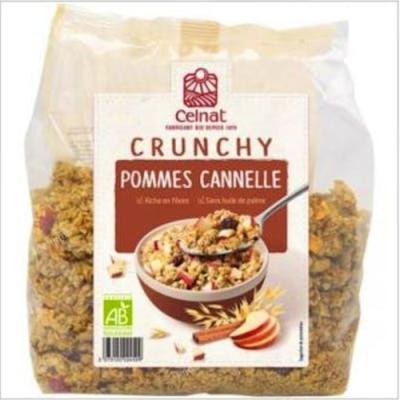 Muesli Crunchy Manzanas Y Canela Bio 500gr.