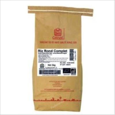 Arroz Redondo Integral 3kg. Bio