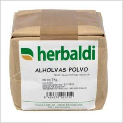 Hierba Alholvas Polvo 1kg.
