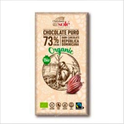 Chocolate Negro 73%  100gr. Eco Sg