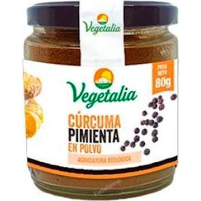Curcuma+pimienta Negra Polvo 80gr. Bio