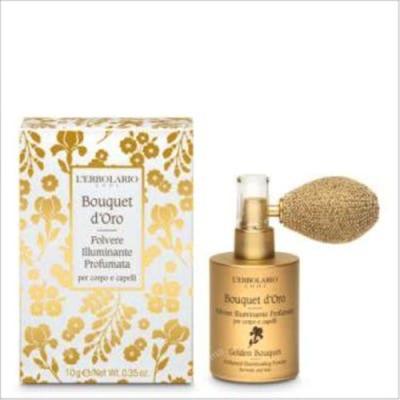 Bouquet De Oro Polvo Iluminador Cuerpo Cabello 10g**