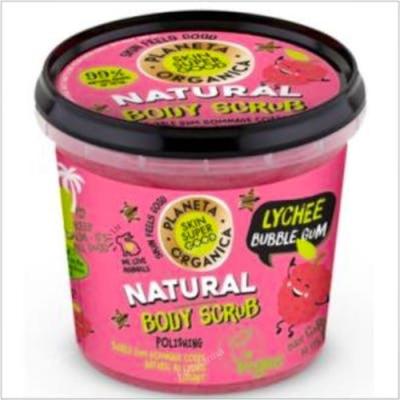 Exfoliante Corporal Lychee Bubble Gum 360ml.