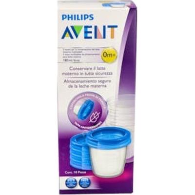 Set Recipientes Leche Materna 180ml 5ud Scf619/05