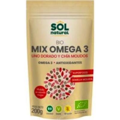 Mix Omega 3 Lino-chia Molidas 200gr. Bio