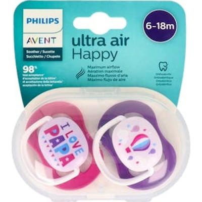 Chupete Ultra Air 6-18meses Niña 2ud Scf080/04