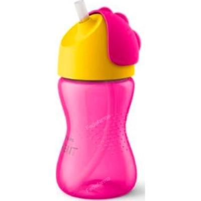 Vaso Con Pajita 300ml. Rosa Scf798/02
