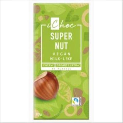 Super Nut Con Avellanas Chocolate 80gr. Bio Vegan