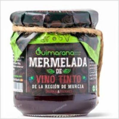Mermelada De Vino Tinto Sin Azucar 205gr.