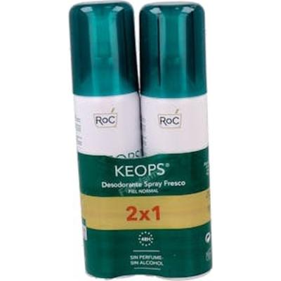 Pack Roc Keops Deo Spray Fresco 2x100ml.