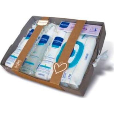 Canastilla Gris Leche Corp+colonia+gel+crema+toall