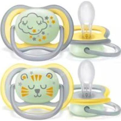 Chupete Nocturno +18meses Neutro 2uds. Scf376/01