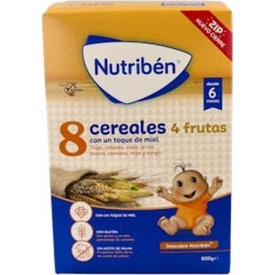 Nutriben 8 Cereales Miel 4 Frutas 600gr.