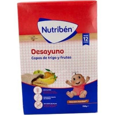 Nutriben Desayuno Copos Trigo Frutas 750gr.+12m