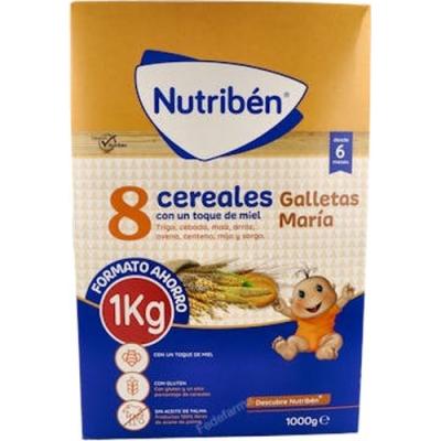 Nutriben 8 Cereales Miel Galleta Maria 1000gr.