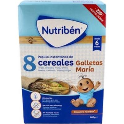 Nutriben 8 Cereales Galletas Maria 600gr.