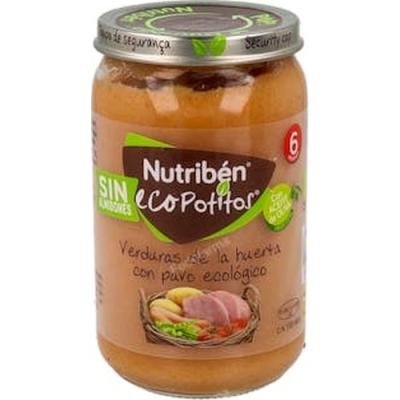 Nutriben Eco Potito Verduras Huerta Pavo 235gr +6m