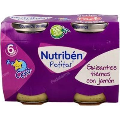Nutriben Potito Cena Guisantes Jamon 2x190gr.+6m