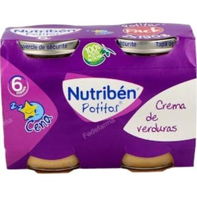 Nutriben Potito Cena Crema De Verduras 2x190gr +6m