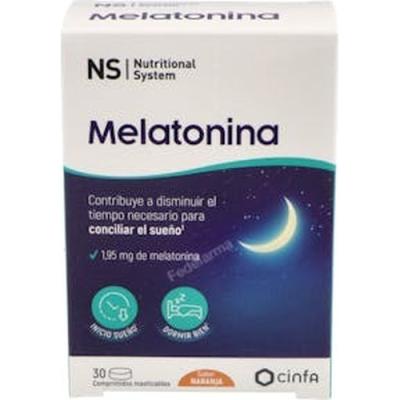 Ns Melatonina 1,95 Mg 30comp Masticables Naranja