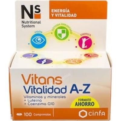 Ns Vitans Vitalidad A-z 100 Comp