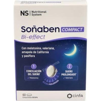 Ns Soñaben Bi-effect Melatonina 1,85 Mg 60 Comp