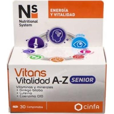 Ns Vitans Vitalidad A-z Senior 30 Comp