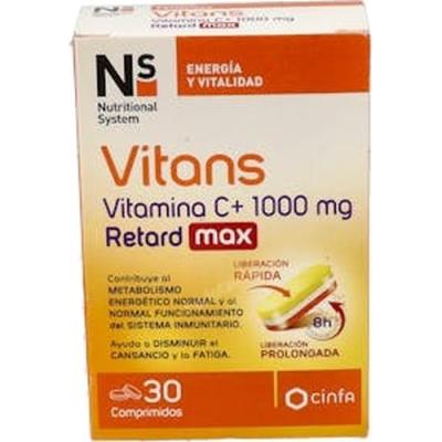 Ns Vitans Vitamina C+ 1000 Ret Max 30 Comp