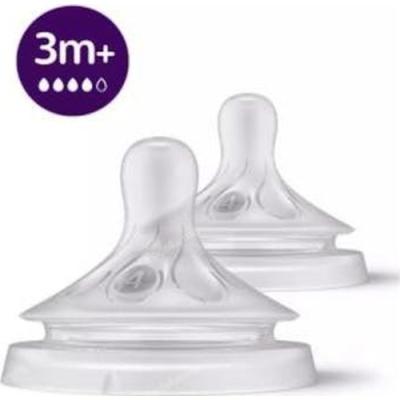 2 Tetinas Natural Response T4 3m+ Scy964/02