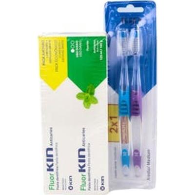 Fluor Kin Anticaries Pasta Dental 125ml. + Cepillo