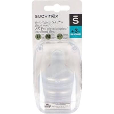 Tetina Fisiologica Flujo M T/u Silicona +3m 2 Uni