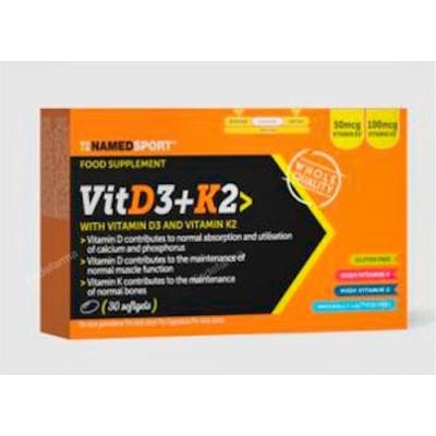 Vitamin D3 + K2 30 Softgels
